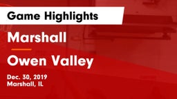 Marshall  vs Owen Valley  Game Highlights - Dec. 30, 2019