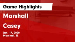 Marshall  vs Casey Game Highlights - Jan. 17, 2020