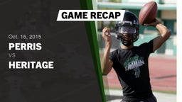 Recap: Perris  vs. Heritage  2015