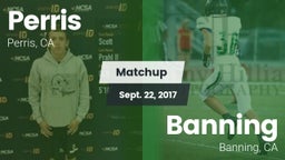 Matchup: Perris vs. Banning  2017