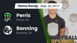 Recap: Perris  vs. Banning  2017