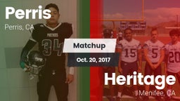Matchup: Perris vs. Heritage  2017