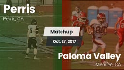 Matchup: Perris vs. Paloma Valley  2017