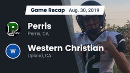 Recap: Perris  vs. Western Christian  2019