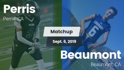 Matchup: Perris vs. Beaumont  2019