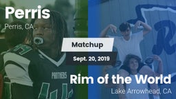 Matchup: Perris vs. Rim of the World  2019