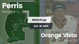 Matchup: Perris vs. Orange Vista  2019