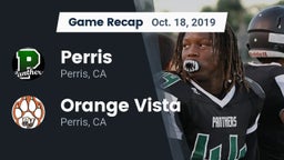 Recap: Perris  vs. Orange Vista  2019