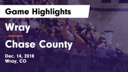 Wray  vs Chase County  Game Highlights - Dec. 14, 2018