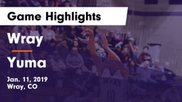 Wray  vs Yuma Game Highlights - Jan. 11, 2019