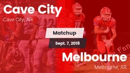 Matchup: Cave City vs. Melbourne  2018