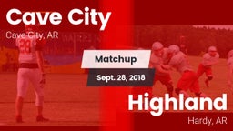 Matchup: Cave City vs. Highland  2018
