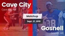 Matchup: Cave City vs. Gosnell  2019