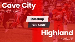 Matchup: Cave City vs. Highland  2019