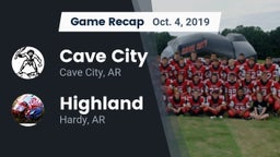 Recap: Cave City  vs. Highland  2019