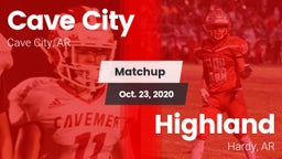 Matchup: Cave City vs. Highland  2020