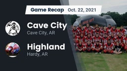Recap: Cave City  vs. Highland  2021