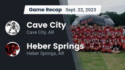 Recap: Cave City  vs. Heber Springs  2023