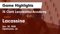 JS Clark Leadership Academy  vs Lacassine  Game Highlights - Jan. 28, 2020