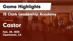 JS Clark Leadership Academy  vs Castor  Game Highlights - Feb. 28, 2020