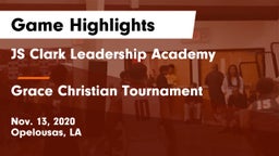 JS Clark Leadership Academy  vs Grace Christian Tournament Game Highlights - Nov. 13, 2020