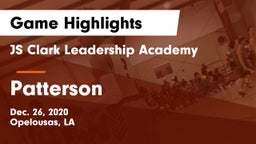 JS Clark Leadership Academy  vs Patterson  Game Highlights - Dec. 26, 2020