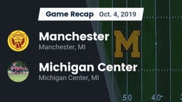 Recap: Manchester  vs. Michigan Center  2019