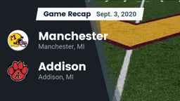 Recap: Manchester  vs. Addison  2020