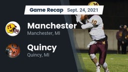 Recap: Manchester  vs. Quincy  2021