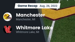 Recap: Manchester  vs. Whitmore Lake  2022