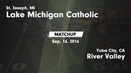 Matchup: Lake Michigan Cathol vs. River Valley  2016