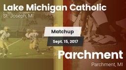 Matchup: Lake Michigan Cathol vs. Parchment  2017