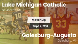 Matchup: Lake Michigan Cathol vs. Galesburg-Augusta  2018