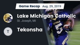 Recap: Lake Michigan Catholic  vs. Tekonsha  2019