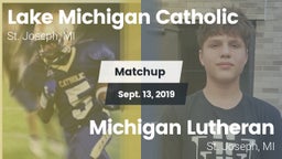Matchup: Lake Michigan Cathol vs. Michigan Lutheran  2019