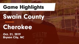 Swain County  vs Cherokee  Game Highlights - Oct. 21, 2019