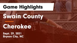 Swain County  vs Cherokee  Game Highlights - Sept. 29, 2021