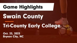 Swain County  vs Tri-County Early College  Game Highlights - Oct. 23, 2023