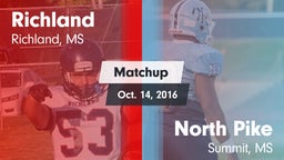 Matchup: Richland vs. North Pike  2016