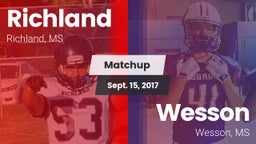 Matchup: Richland vs. Wesson  2017