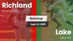 Matchup: Richland vs. Lake  2018