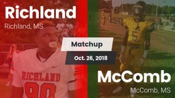 Matchup: Richland vs. McComb  2018