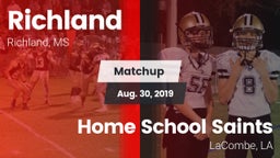 Matchup: Richland vs. Home School Saints 2019