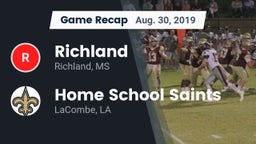 Recap: Richland  vs. Home School Saints 2019