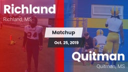 Matchup: Richland vs. Quitman  2019