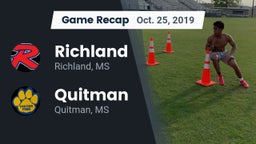 Recap: Richland  vs. Quitman  2019