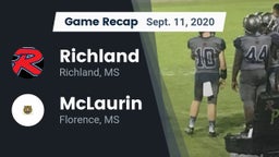 Recap: Richland  vs. McLaurin  2020