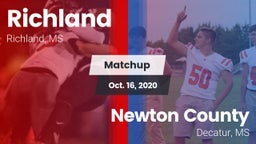 Matchup: Richland vs. Newton County  2020