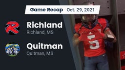 Recap: Richland  vs. Quitman  2021