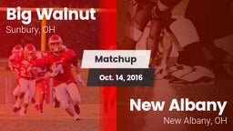 Matchup: Big Walnut vs. New Albany  2016